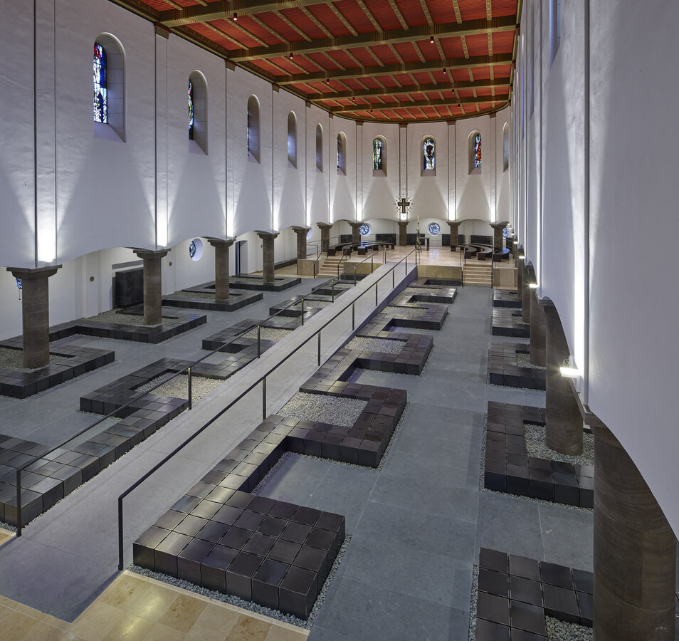 Kolumbarium St. Pius Kolumbarium St. Pius | Innenraum Ansicht Orgelempore